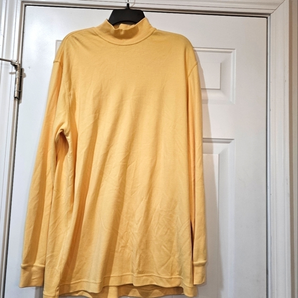 Scott Barber Pima Cotton turtleneck top size medium